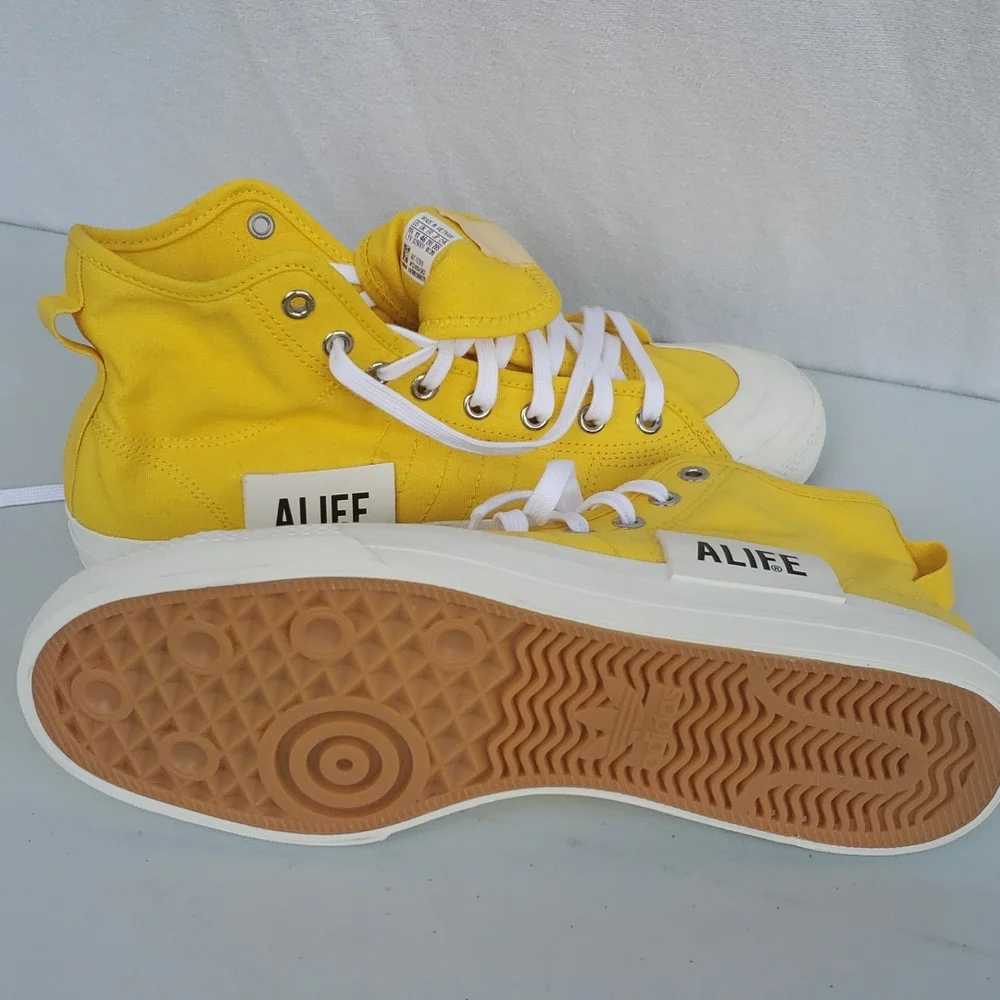 Yellow Adidas Alice size11.5 - Picture 5 of 5